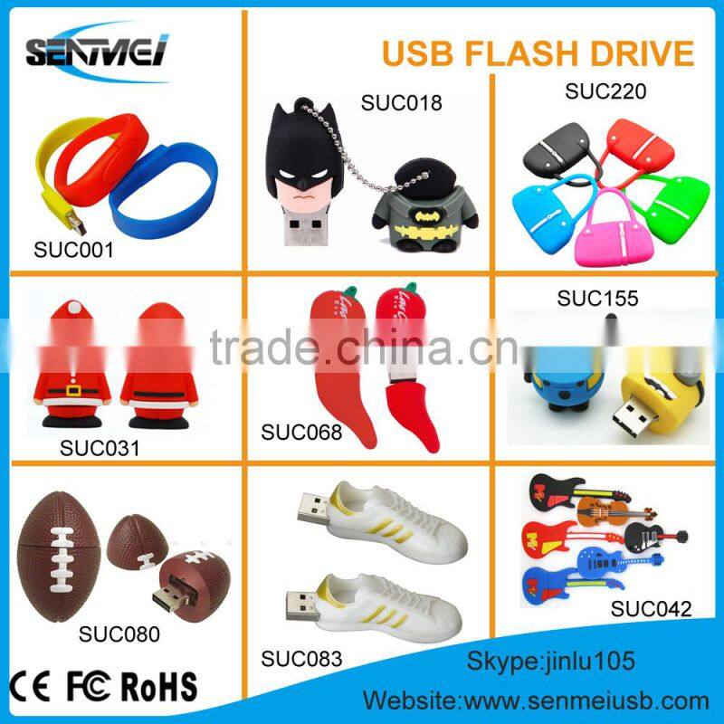 Watch silicone bracelet usb flash drive