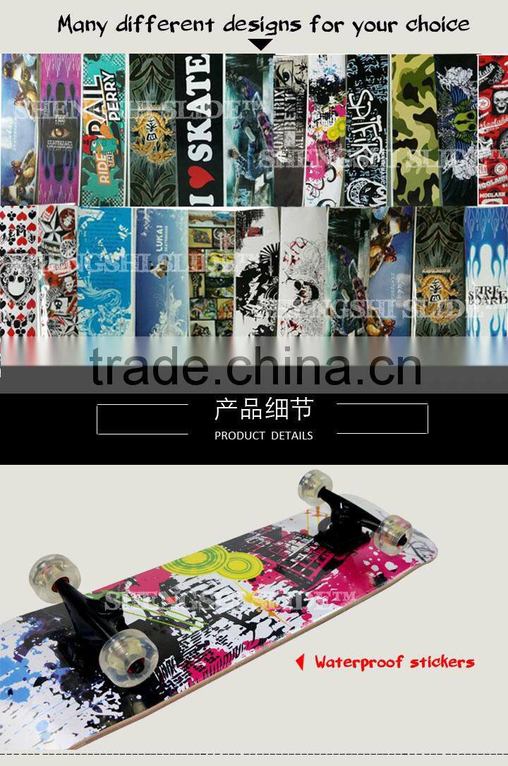 2015 New Product 7ply Maple Wood Skateboard