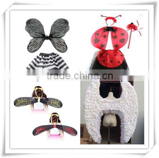 2016 New arrval wholesale girls party fairy butterfly wings costume
