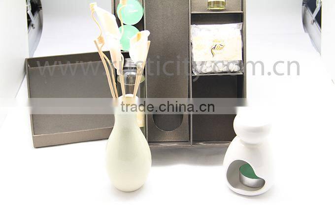 Ceramic Oil Burner set, Fragrance oil reed diffuser.