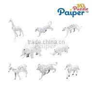 Diy assembly toy 3d puzzle animal paper craft