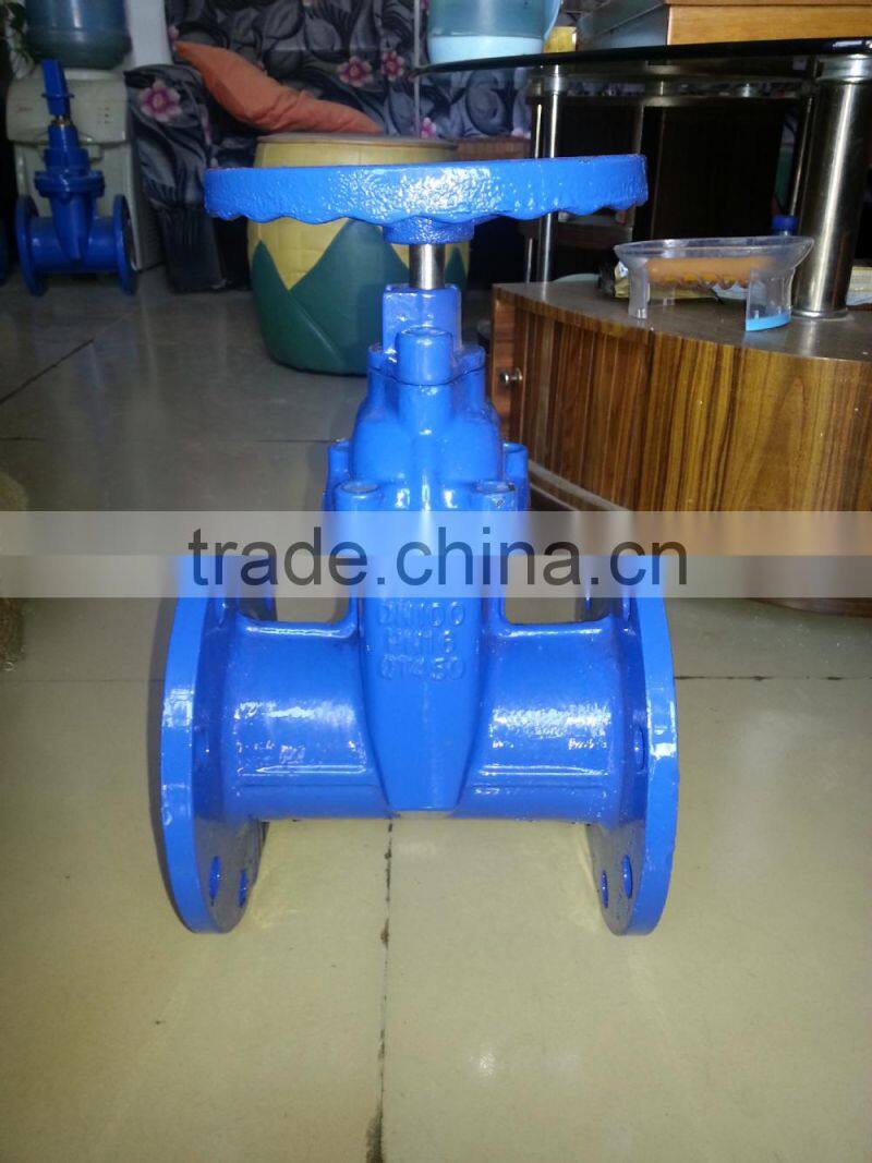 Ductile Iron BS5163 Resilient seated Gate Valve Light Type DN50-DN300,PN10,PN16