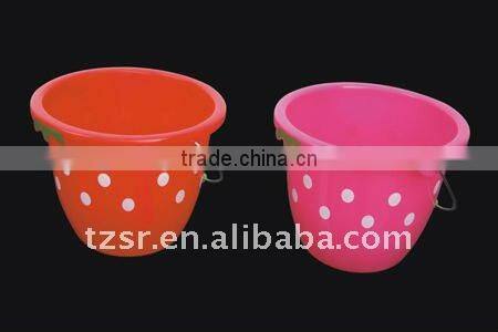 plastic bucket, pail, bucket