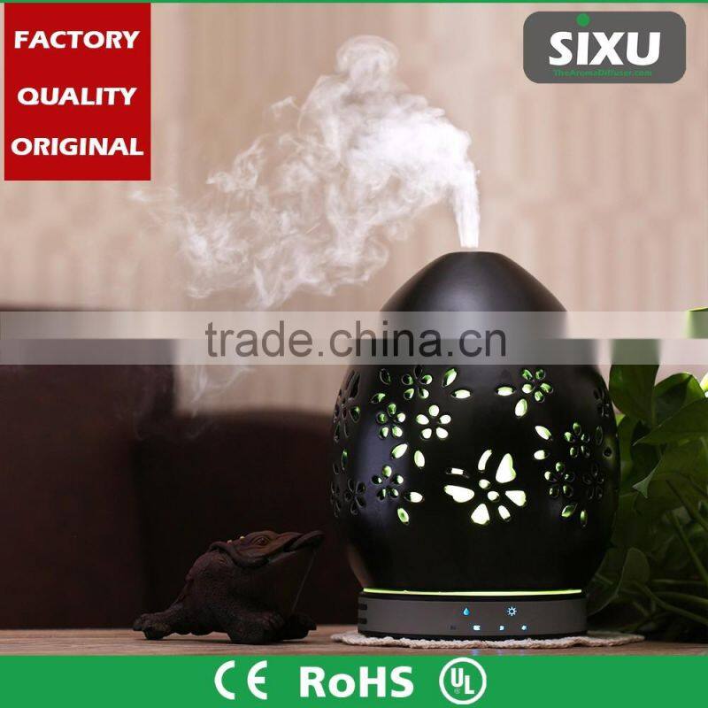 Essential aroma diffuser, ultrasonic fragrance nebulizer, led mist generator