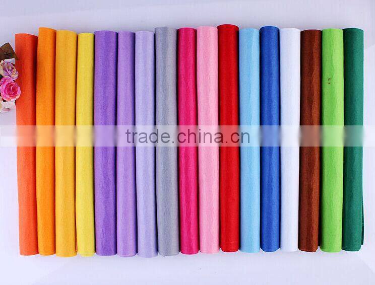 Non-woven fabric craft felt dazzling and colorful