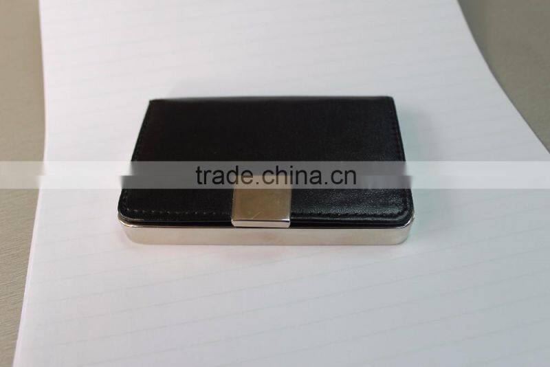 The most popularity embossing hot stamping card , Italy import leather card holder, exclusive customer design card holder