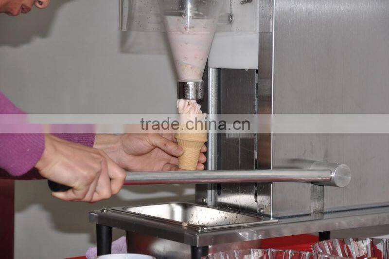 178T Stainless table top ice cream and smoothies mixer with metal cup made in China