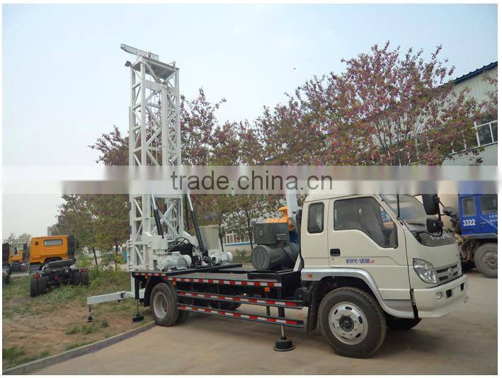 Large power truck mounted underground water drilling rig