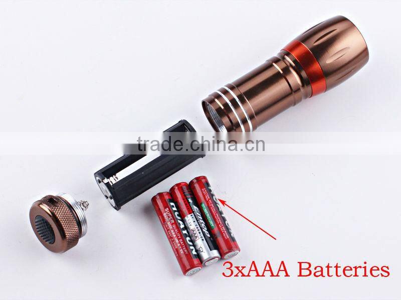 2015 hot selling 9 led mini led flashlight