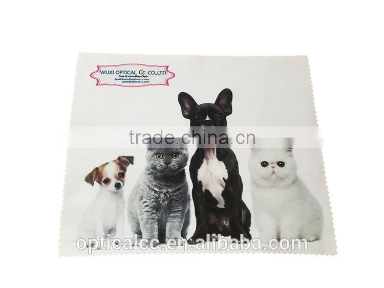custom printing microfiber cleaning cloth for eyeglasses lenses