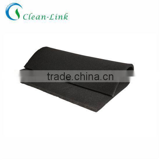 Activated carbon sponge filter mesh / activated foam / activited carbon filter