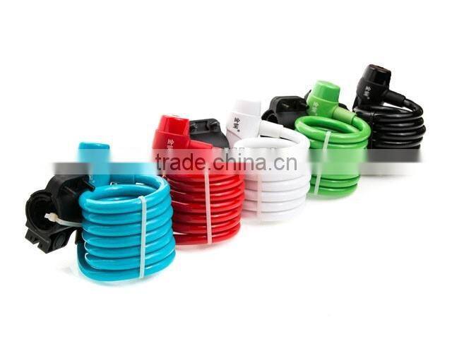 Top Security cable lock color available bicycle lock wholesale price bike lock