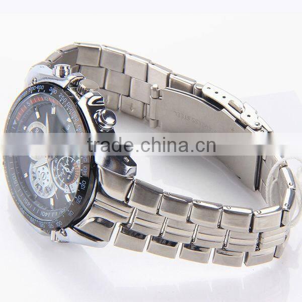 Japan movement hot stainless steel unique mens watches