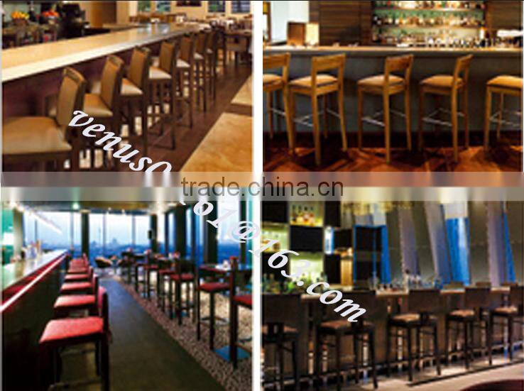 Newest design aluminium ghost kitchen bar chairs from China