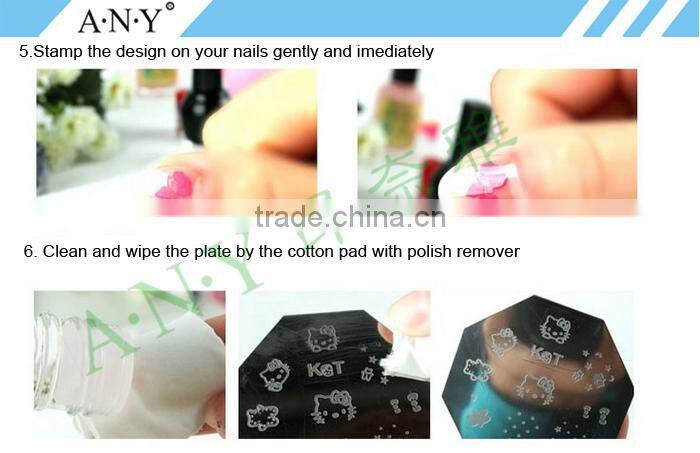 ANY Metal Handle Silicone Top Sticky and Soft Nail Stamper in Nail Printer