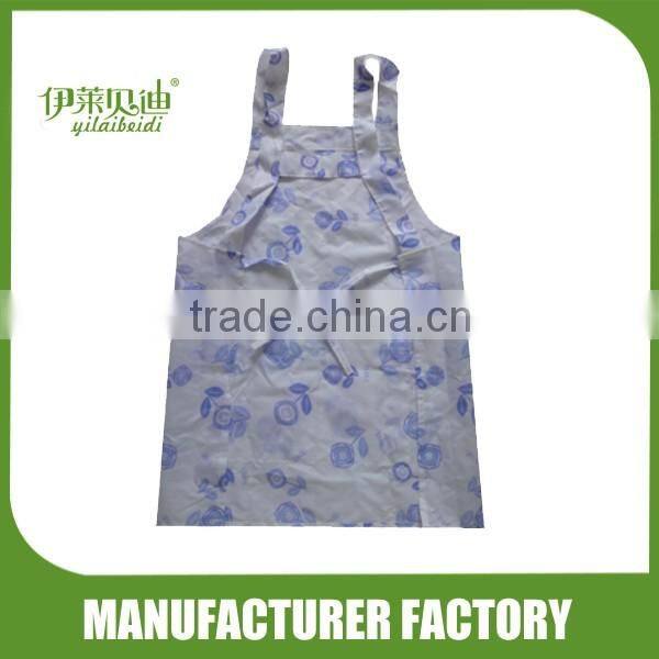 Flower printed kitchen apron