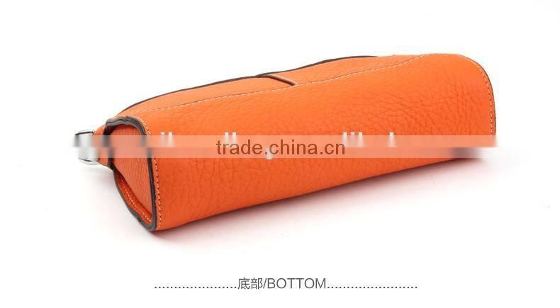 Newest fashionable high quality eco beauty pu leather cosmetic bag GW763