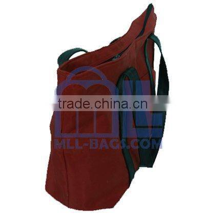 The tote red shopping hand bag for women