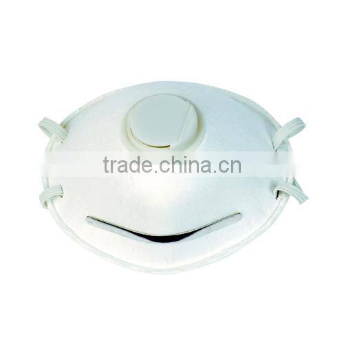 With valve mask and white color dust mask
