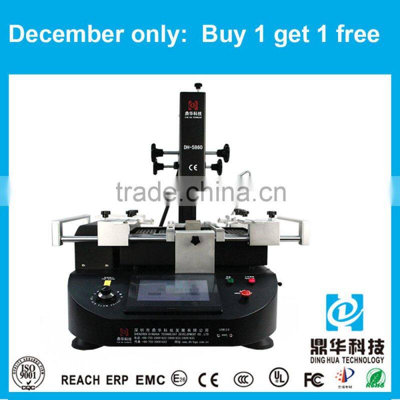 Laptop mobile repair tool bga chips reball machine with 3 heating zones DH-5860