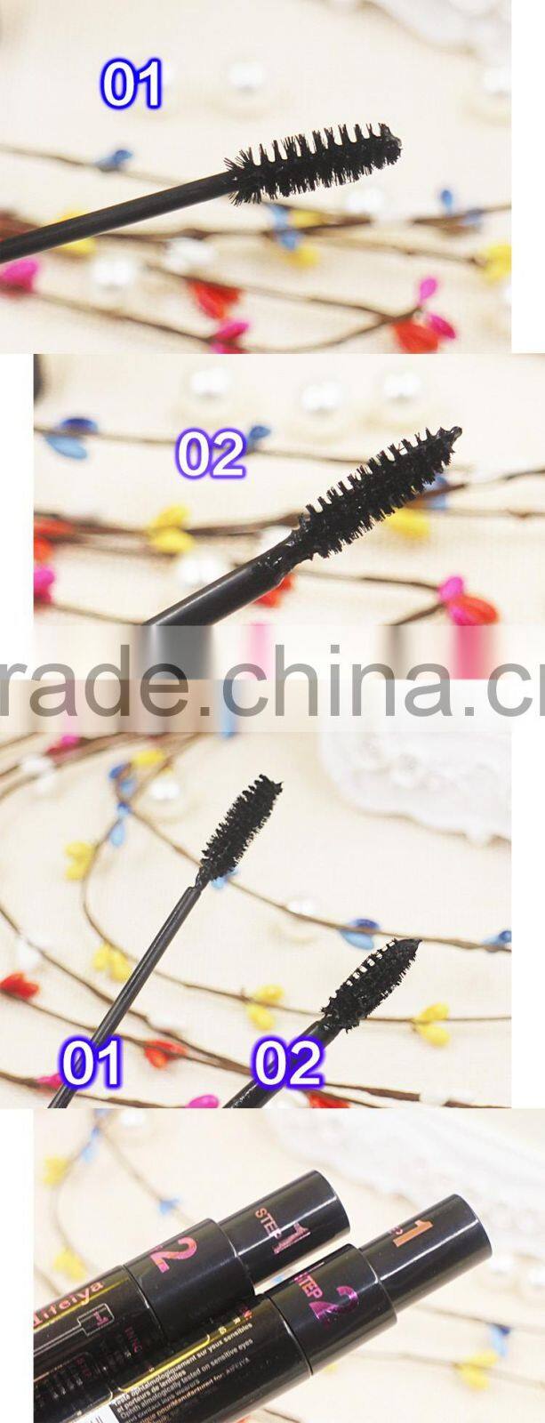 magic 2 in 1 brush volume mascara for longer and darker eyelash mascara tube