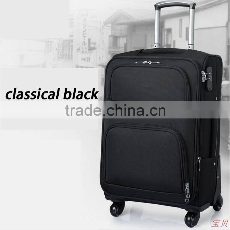 Factory Wholesale Manufacture 600D Oxford Fabric Expandable Trolley Bag Cheap Trolley Luggage Travel Bag