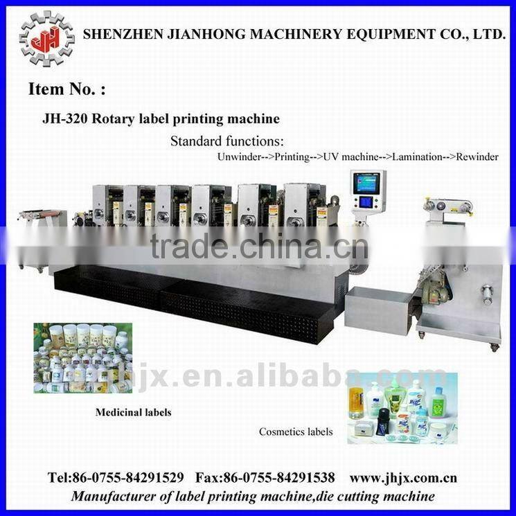 Model JH-320 full automatic silk screen printing machine