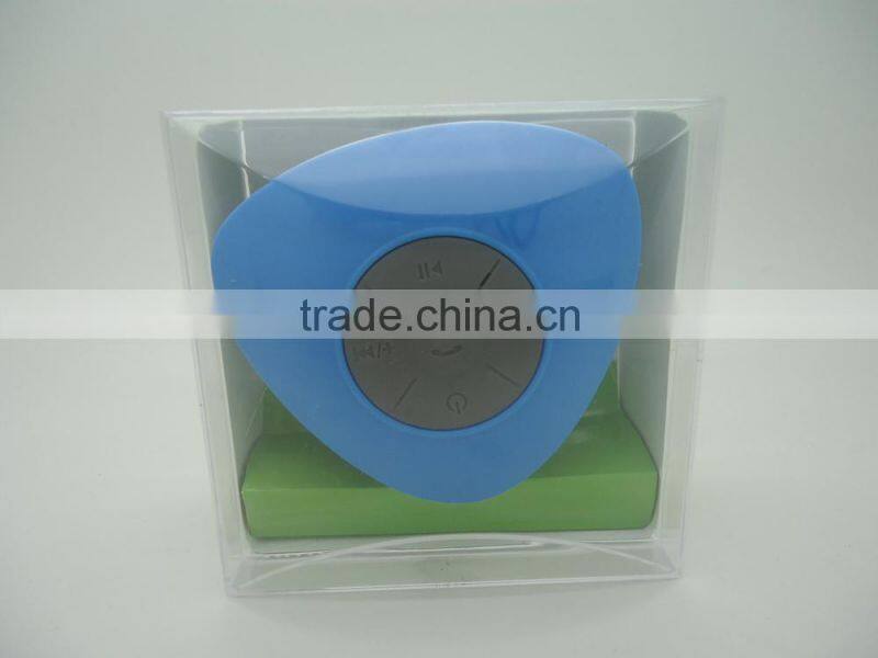 Triangle waterproof wireless bluetooth speaker outdoor speaker with sucker MIC handfree function