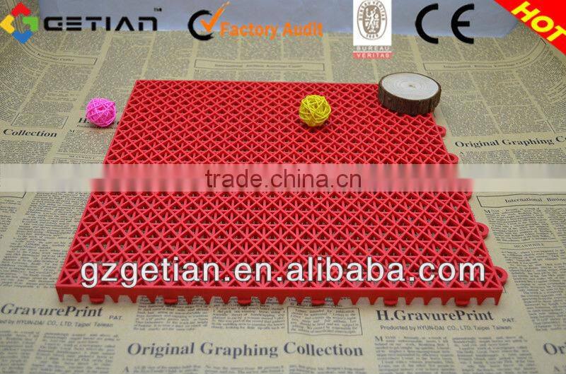 plastic floor mats for home could also used as outdoor rubber flooring & garage floor tiles