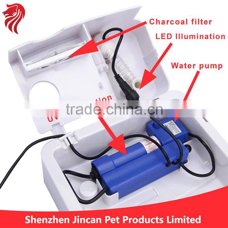 Electronic UV Automatic Pet Water Fountain with LED light
