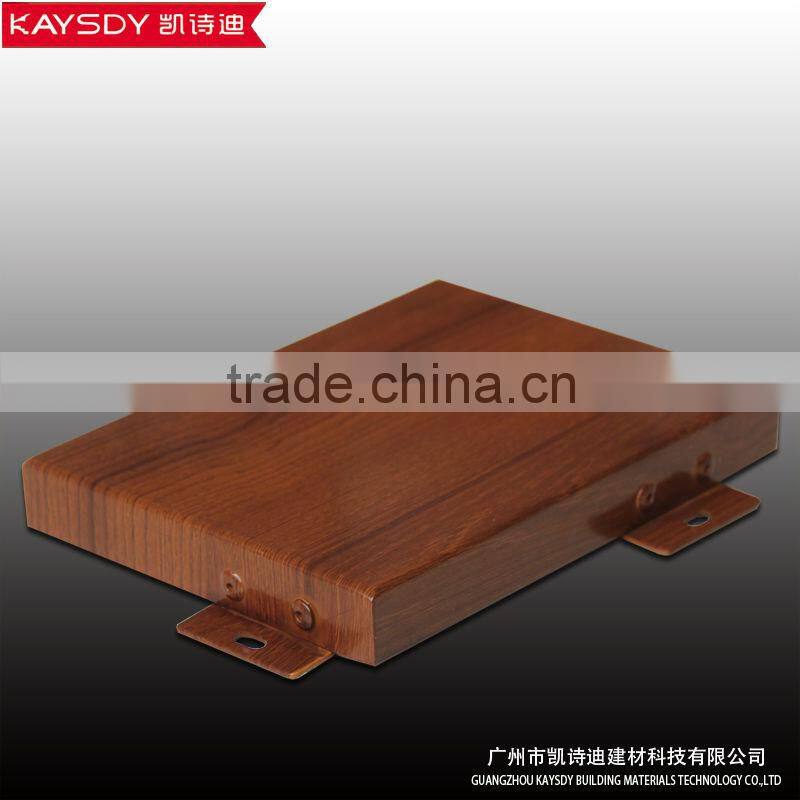 economical and practical wooden grain aluminum veneer panel with light weight