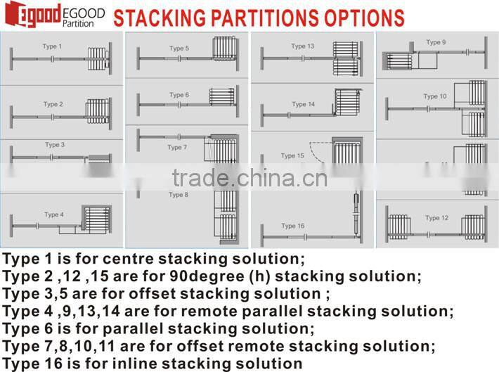 soundproof foldable room divider for dance studio