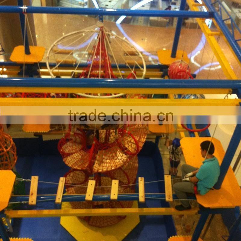 Rope Course Children Adventure Play Equipment Kiddies Area from KIRA