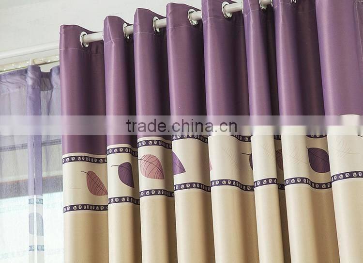 Chian new eyelet curtain Jacquard curtain