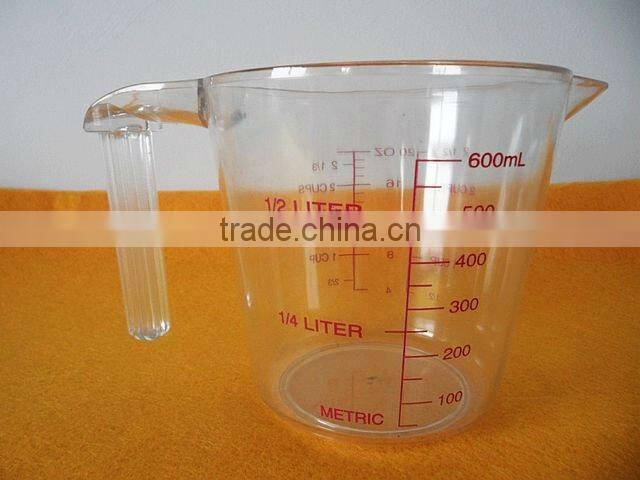 600ML transparent plastic Digital measuring cup scale