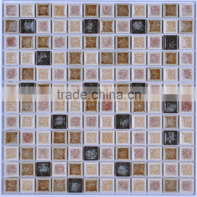 New Design Ice Crack MultiColor Ceramic Mosaic Tile