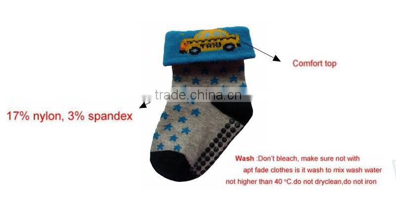Cotton Non-Skid Baby Socks