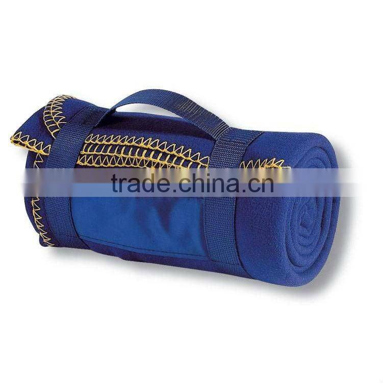 Super soft portable travel blanket for promotion