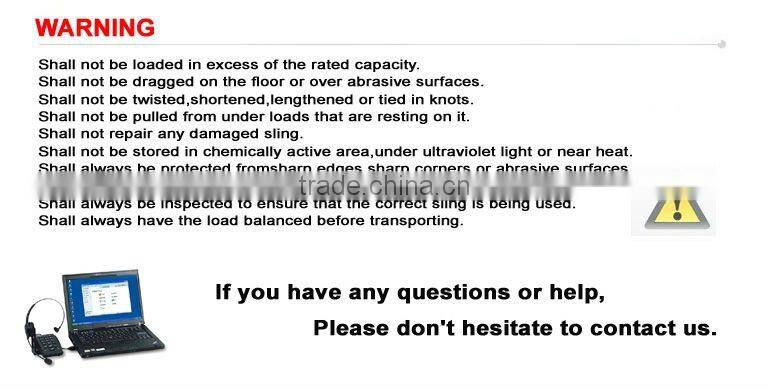 CE strandard round sling (lifting belt round sling) slings