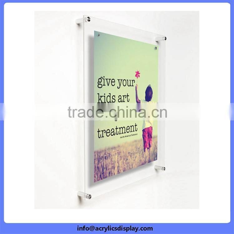 Cheap price custom High quality double sides acrylic poster frame