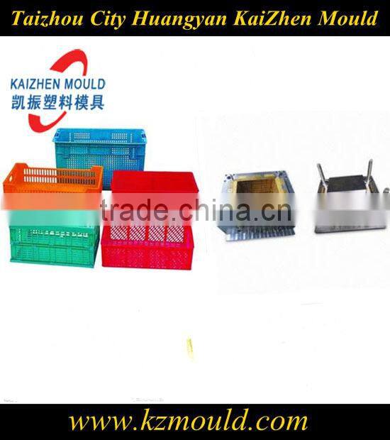 Plastic large crate mould injection commodity pass box mould turnover crate mould maker