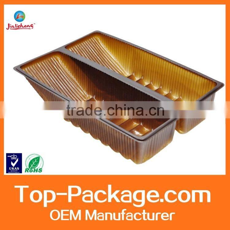 Blister Disposable Plastic Food Tray with Clear Lid
