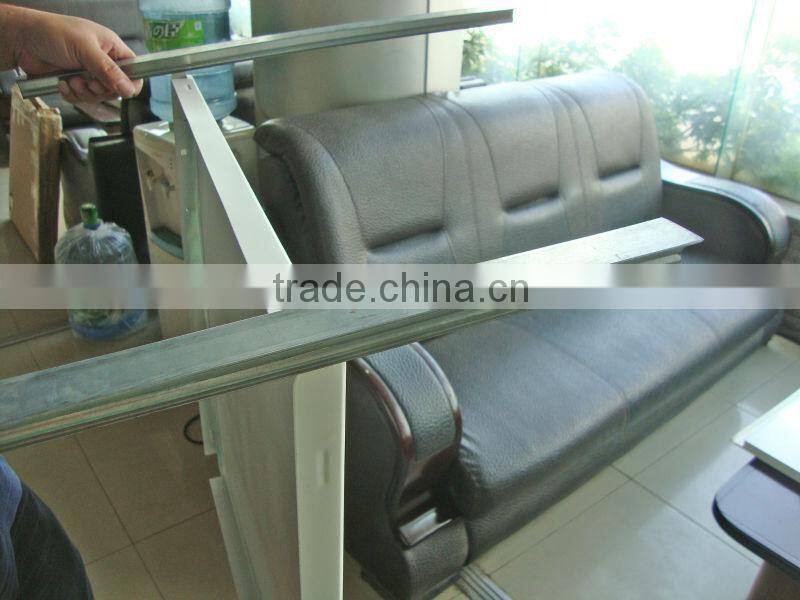 Aluminum swing down ceiling tile with ear 600*600