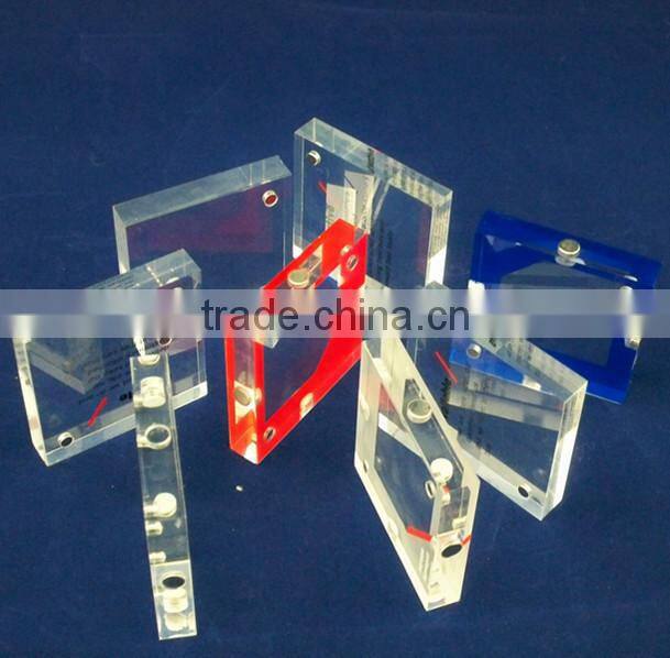 Manufacture clear acrylic block with cheap price