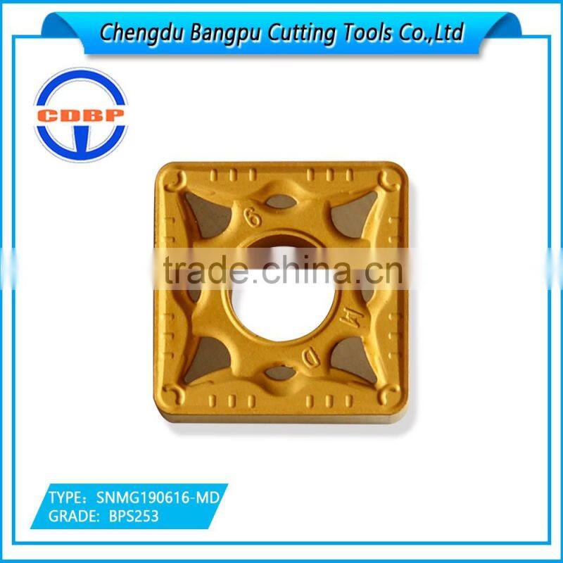 CDBP carbide insert turning SNMG190616-MD for steel casting