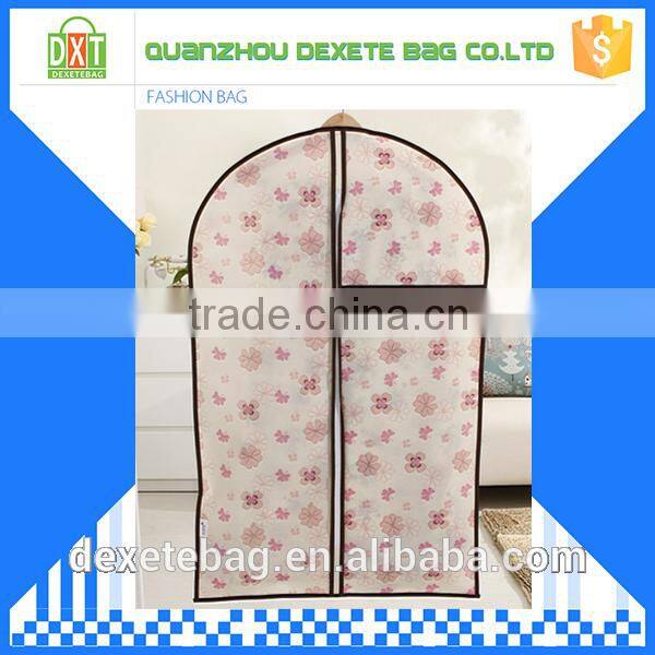 Fashion style non-woven foldable garment bag suit cover