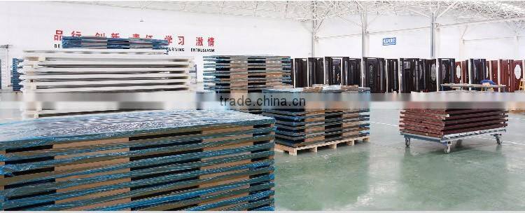 FRP GRP SMC door Fiberglass DOOR Woodgrain Texture door and door skin-double door-7 panels