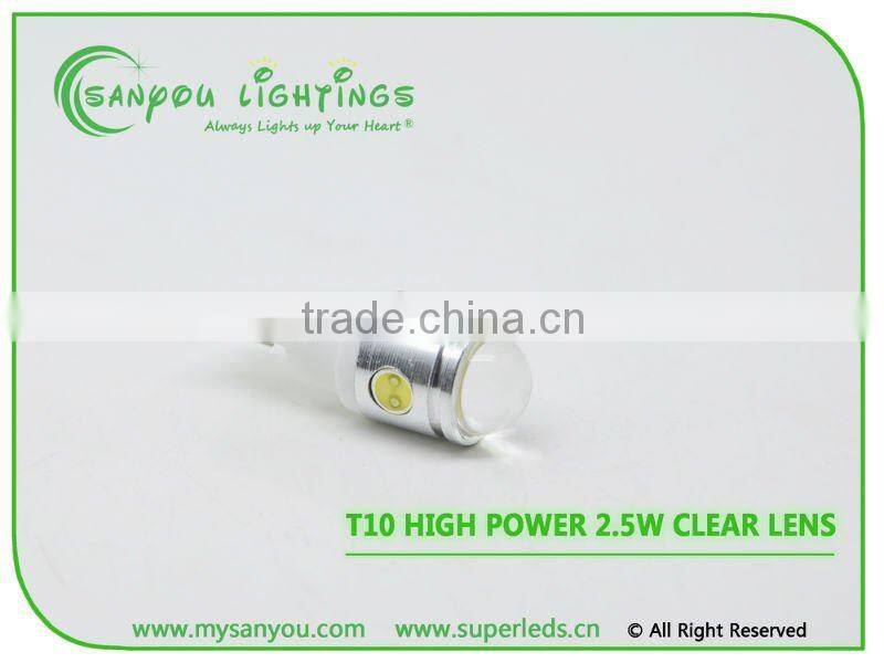 led light for car T10 6W RGB led light bulb