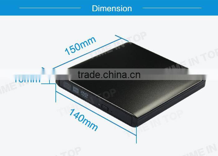 External USB 3.0 Aluminum 8X DVD-RW Writer Drive