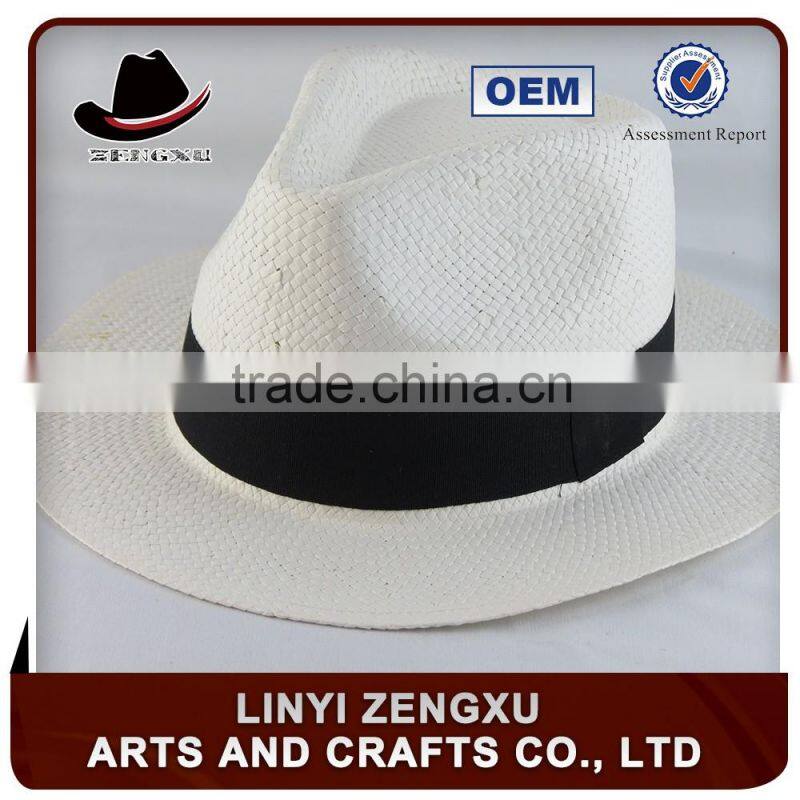 New fashion paper straw man hats panama hat cheap
